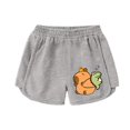 thumbnail image 1 of LIIPEE Girls Boys Sports Shorts Summer Casual Comfortable Cartoon Animal Printed Stretch Elastic Waist Athletic Shorts Baby Versatile Daily Shorts,Grey,9-10 Years, 1 of 3