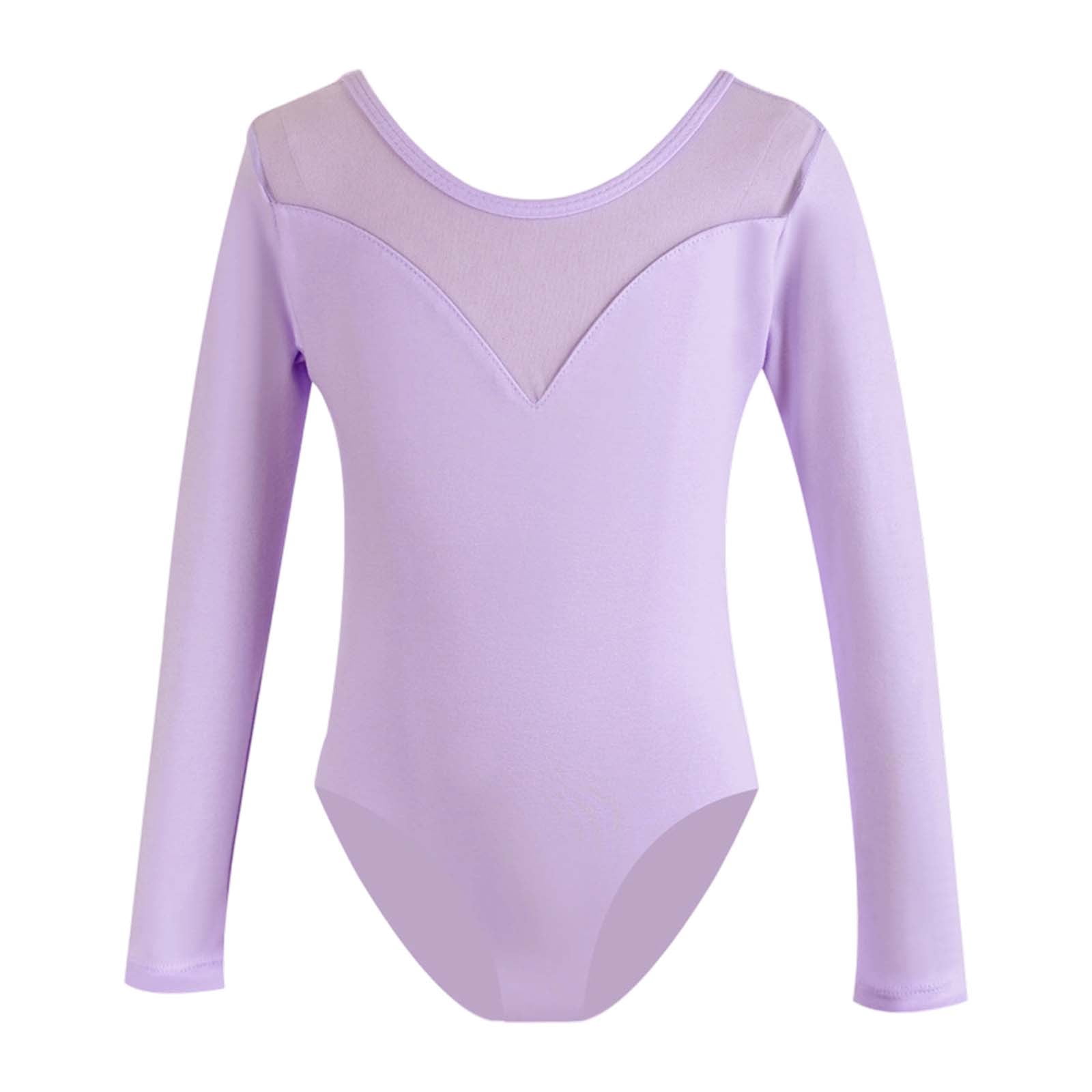 Kids' Dancewear Ballet Leotard / Onesie Hollow-out Pure Color Splicing Girls'