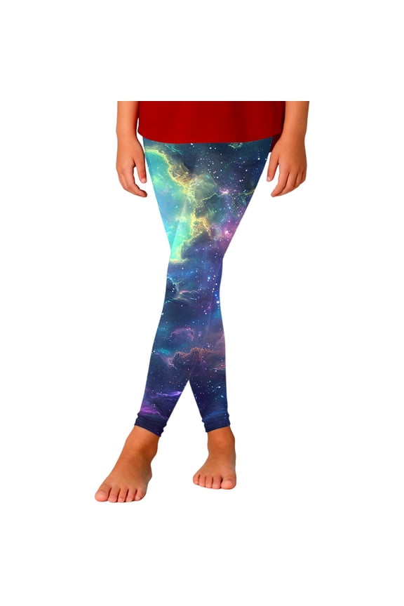 Girls Pants Starry Sky Printed Slim Fit Athletic Trousers Casual Long Straight Leg Solid Color Stretchy Leggings For Play And Everyday Wear Clothes,White,13-14 Years