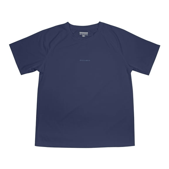 LIIPEE Girls Shirts Letter Printed Short Sleeve Round Neck Tshirt Kids Comfort Daily Tee Shirts,Dark Blue,11-12 Years