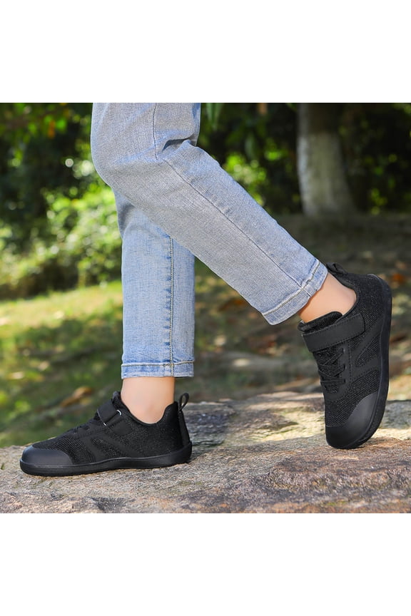 Girls Sneakers For Kids Spring Autumn Casual Fashion Flat Bottom Lightweight Mesh Running Walking Sports Shoes Outdoor Comfortable Breathable Soft Hook And Loop Athletic Shoes,12