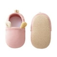 thumbnail image 1 of LIIPEE Girls Sneakers Warm Closed Toe Non- Soft Sole First Walking Shoes Kids Cute Indoor Outdoor Wear Sneaker,Pink,0-6 Months, 1 of 3