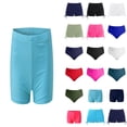 thumbnail image 1 of LIIPEE Girls Swimwear Bottoms Casual Summer Solid Color Elastic Waist Swim Shorts Kids Youth Fashion Regular Fit Beachwear Comfortable Breathable Soft Cute Daily Swimwear,Light Blue,9-10 Years, 1 of 4