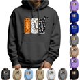 thumbnail image 1 of LIIPEE Halloween Graphic Hoodies For Men Long Sleeve Hooded Sweatshirts Male Autumn Winter Comfortable Versatile Pullover With Pockets,M, 1 of 5