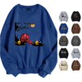 thumbnail image 1 of LIIPEE Halloween Graphic Sweatshirts For Men Long Sleeve Crew Neck Pullover Male Fall Winter Comfortable Versatile Sweatshirt,XXL, 1 of 6