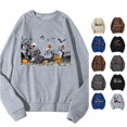 thumbnail image 1 of LIIPEE Halloween Graphic Sweatshirts For Men Long Sleeve Crew Neck Pullover Male Fall Winter Comfortable Versatile Sweatshirt,XXL, 1 of 6