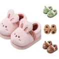 thumbnail image 1 of LIIPEE Kids Cartoon Slippers For Girls And Boys Cute Non- Flat Bottom Slipper Booties Fall Winter Warm Fuzzy Comfortable House Shoes,8-9 Years, 1 of 7