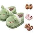 thumbnail image 1 of LIIPEE Kids Cartoon Slippers For Girls And Boys Cute Non- Flat Bottom Slipper Booties Fall Winter Warm Fuzzy Comfortable House Shoes,12.5-13 Years, 1 of 4