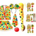 thumbnail image 1 of LIIPEE Kids Halloween Costumes Boys Girls Unisex Clown Fancy Dress Up Clothes Party Outfits,One Size, 1 of 4