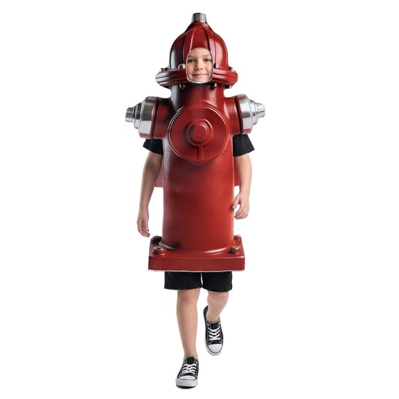 LIIPEE Kids Halloween Costumes Boys Girls Unisex Fire Hydrant Funny Fashion Dress Up Clothes,One Size