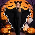 thumbnail image 1 of LIIPEE Kids Halloween Costumes Boys Girls Unisex Glow In The Dark Bat Onesies Dress Up Clothes,4-5 Years, 1 of 5