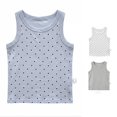 thumbnail image 1 of LIIPEE Kids Polka Dot Printed Basic Tank Tops For Girls Sleeveless Crew Neck Casual Breathable Cute Summer Tops,9-10 Years, 1 of 4