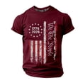 thumbnail image 1 of LIIPEE Men T-Shirts Casual Independence Day We The People 1776-2026 Graphic Short Sleeve Crew Neck T Shirt Male Classic Fit Patriotic Tee Tops Comfortable Breathable Soft Tops,,XXL, 1 of 3
