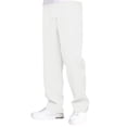 thumbnail image 1 of LIIPEE Mens Casual Pants Spring Summer Fashion Solid Color Stretch Elastic Waist Drawstring Wide Leg Pants With Pockets Male Versatile Basketball Golf Gym Pants,White,Xxxl, 1 of 6