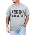 thumbnail image 1 of LIIPEE Mens T-Shirts Father's Day Gifts Summer Casual Letter Printed Crew Neck Set-In Short Sleeve Pullover Male Regular Comfortable Breathable Fashion Daily Versatile Funny Tee Tops For Dad,L, 1 of 5