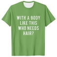 thumbnail image 1 of LIIPEE Mens T-Shirts Father's Day Gifts Summer Casual Letter Printed Crew Neck Set-In Short Sleeve Pullover Male Relaxed Fit Versatile Funny Comfortable Breathable Soft Daily Fashion Tee Tops,XL, 1 of 2