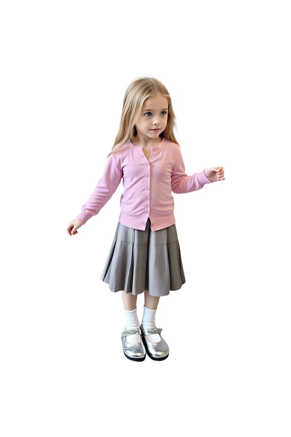 Sandals Hook And Loop Strap Closed Toe Non- Soft Sole Flat Leather Shoes Child Breathable Family Gatherings Sandal,Silver,6.5-7 Years