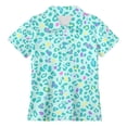thumbnail image 1 of LIIPEE Short Sleeve Polo Shirt For Boys Casual Summer Leopard Graphic Polos Kids Comfortable Cute Everyday Tennis Collar Shirts,3-4 Years, 1 of 3