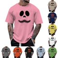 thumbnail image 1 of LIIPEE Short Sleeve Tees For Men Halloween Graphic Crew Neck Casual T Shirts Male Comfortable Breathable Versatile Tshirt,XXXL, 1 of 4