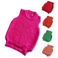 thumbnail image 1 of LIIPEE Solid Color Knit Sweater Vest For Girls Sleeveless Cute Warm Sweaters Kids Autumn Winter Cozy Soft Everyday Casual Pullover,2-3 Years, 1 of 4