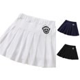 thumbnail image 1 of LIIPEE Summer A Line Skirt For Girls Elastic Waist Party Performance Pleated Skirts Kids Cute Comfortable Everyday School Wear,2-3 Years, 1 of 5