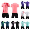 thumbnail image 1 of LIIPEE Summer Outfits For Boys Athleisure Fashion Graphic Short Sleeve Tees Solid Color Shorts 2 Piece Set Kids Quick Drying Breathable Sports Outfit Sets,5-6 Years, 1 of 6