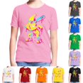 thumbnail image 1 of LIIPEE T Shirts For Boys Short Sleeve Crew Neck Fashion Baseball Graphic Tees Kids Summer Casual Cute Everyday T Shirt,3-4 Years, 1 of 4