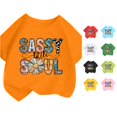 thumbnail image 1 of LIIPEE T Shirts For Girls Kids Cute Fashion Short Sleeve Letter Graphic Tees Summer Casual Baggy Comfortable T Shirt,10-12 Years, 1 of 4