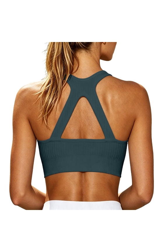 Womens Tank Tops Summer Casual Solid Color Halter Sleeveless Open Back Crop Female Racerback Breathable Slim Fit Loose Fit Comfortable Soft Sexy Daily Basic Tops,S