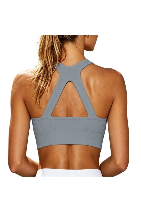 Womens Tank Tops Summer Casual Solid Color Halter Sleeveless Open Back Crop Female Racerback Breathable Slim Fit Loose Fit Comfortable Soft Sexy Daily Basic Tops,S