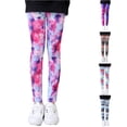 thumbnail image 1 of LIIPEE Yoga Pants For Girls Summer Slim Fit Fashion Graphic Elastic Waist Straight Leg Trousers Kids Cute Comfortable Breathable Daily Casual Pants,8-9 Years, 1 of 3