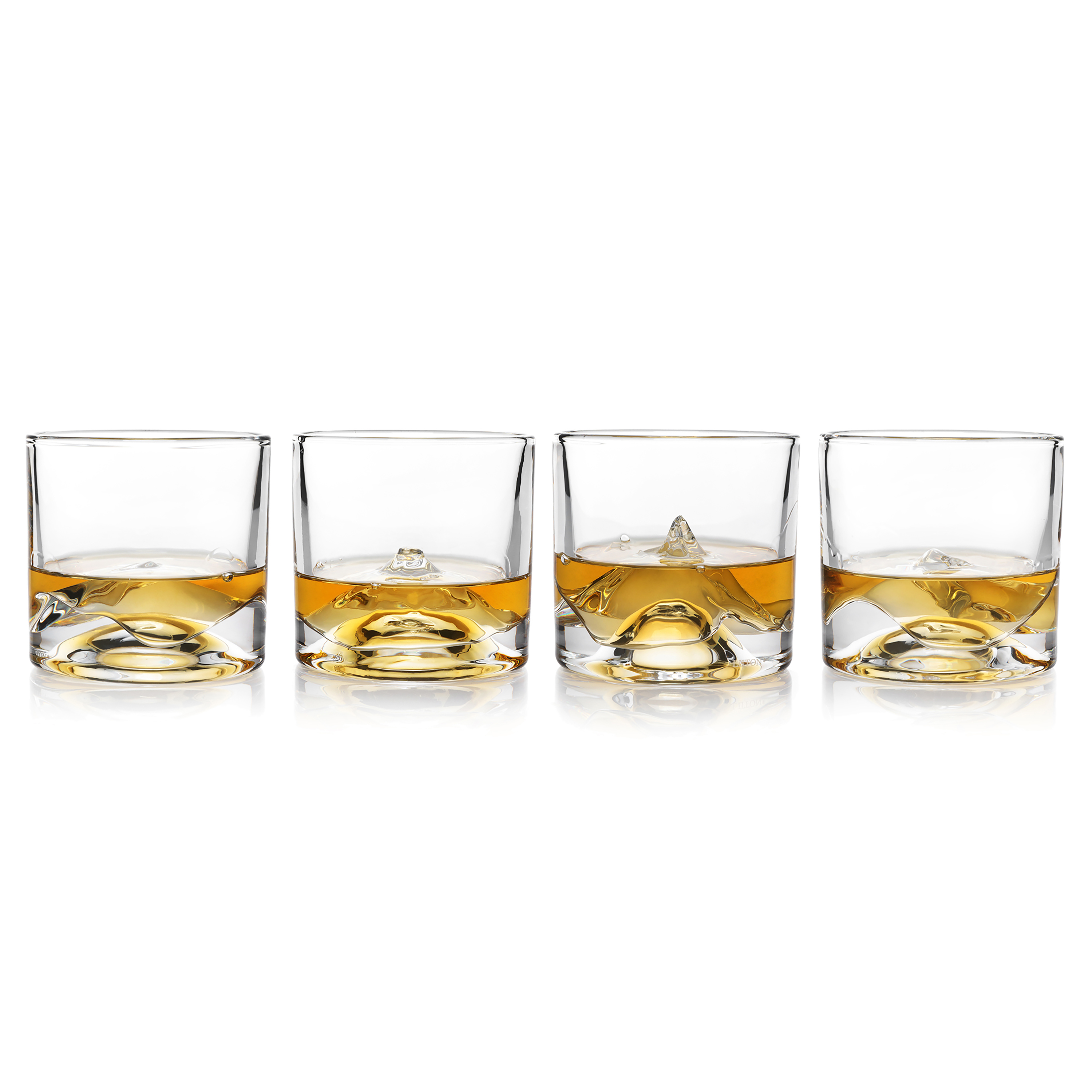 LIITON The Peaks Whiskey Glasses, Set of 4