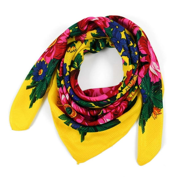 LIJCC Boho Women'S Scarf Ethnic Style Knotted Tassel Scarf Jacquard Large Square Scarf Fashion Women Printing Warm Shawl Scarf Women Fashion Scarf Ethnic Tie Tassel Scarf Large Scarf