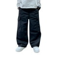 thumbnail image 1 of LIJCC Boys Cargo Ski Pants Baggy Snowboard Snow Pant Pull on Elastic Waist Casual Loose Jogging Bottoms Elastic Cuffed Joggers Insulated Loose Sports Pant, 1 of 6
