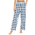 thumbnail image 1 of LIJCC Boys Girls Straight Wide Leg Checkered Sweatpants Elastic High Waist Casual Pants Sports Pants Loose Drawstring Jogger(White,3-4 Years), 1 of 2