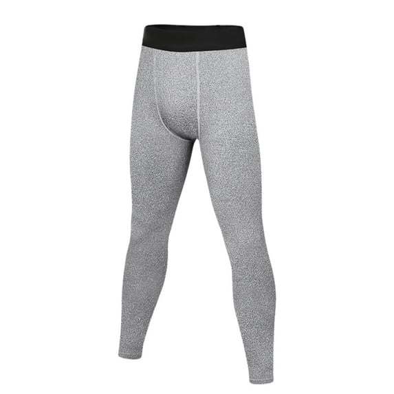 LIJCC Boys Sports Leggings Spring Summer Autumn High Elastic Training Gym Quick Drying Pants Activewear Leggings(Grey,11-12 Years)