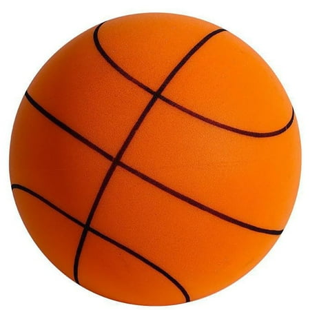 LIJCC Children's Silent Basketball Silent Training Basketball Uncoated High-Density Foam Ball Soft, Lightweight and Easy to Hold Silent Ball Suitable for Various Indoors