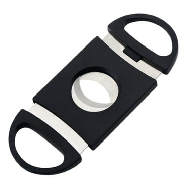 LIJCC Convenient Cigar Cutter,Household Plastic Simple and Convenient Stainless Steel Cutter
