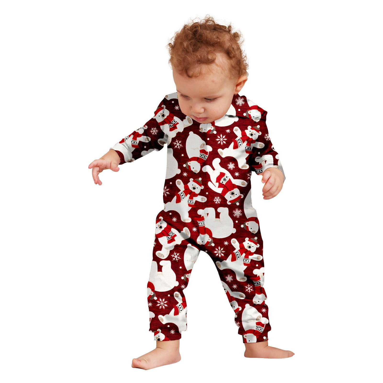 LIJCC Family Christmas Pajamas Matching Sets,Baby Clothes Family