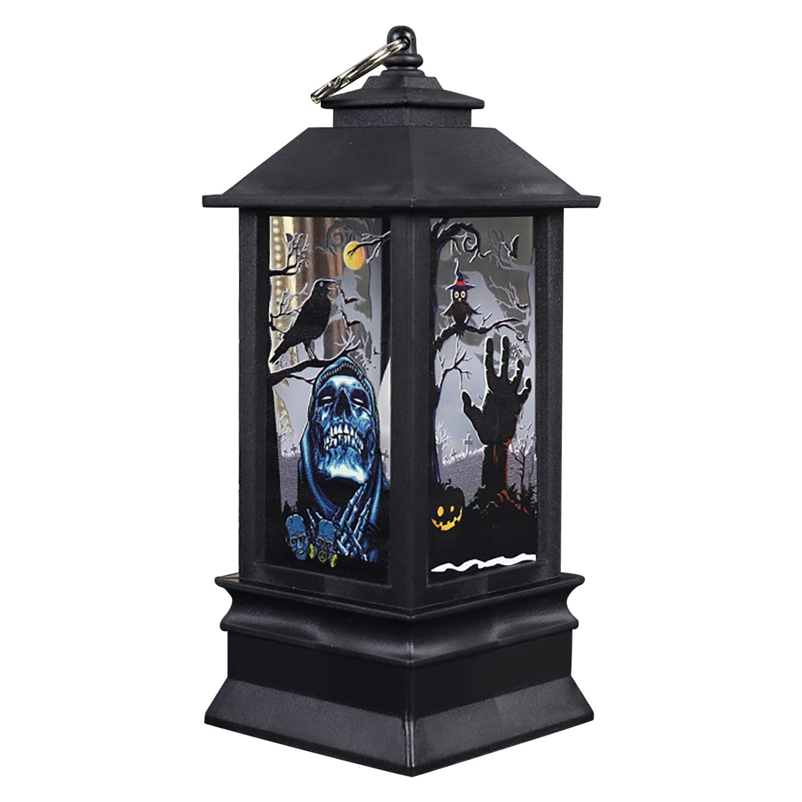 LIJCC Flame Lamp Festival LED Square Wind Lights for Home Indoor ...