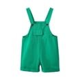 thumbnail image 1 of LIJCC Girls Boys Overalls/Shortalls, Kids Overall Shorts, Kids Overalls/Short Overalls Kids Summer Sleeveless Rompers(Green,3-4 Years), 1 of 7