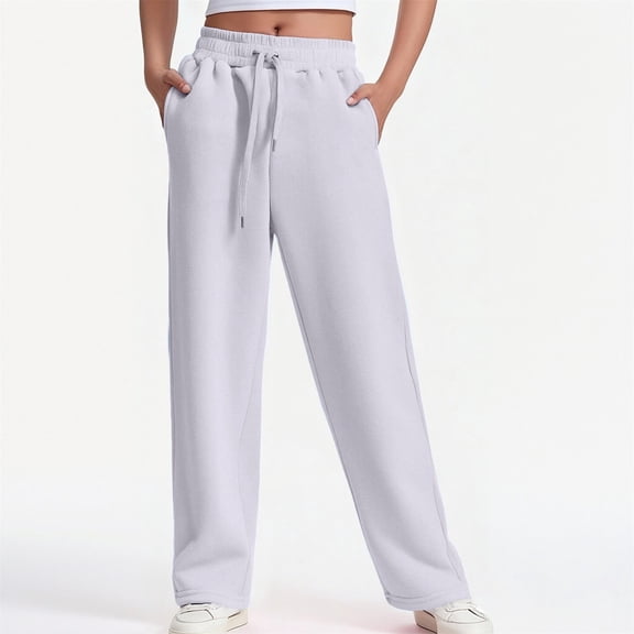 LIJCC Girls Camouflage Sweatpants Straight Wide Leg Athletic Jogger Baggy Elastic Waist Drawstring Track Pants Casual Loose Trousers with Pockets