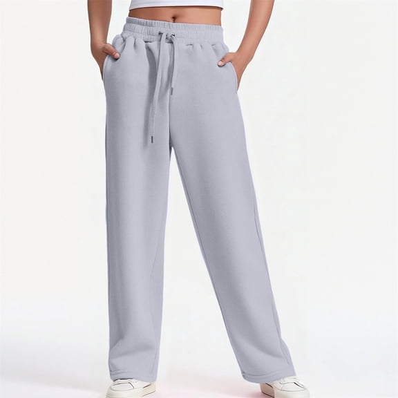 LIJCC Girls Camouflage Sweatpants Straight Wide Leg Athletic Jogger Baggy Elastic Waist Drawstring Track Pants Casual Loose Trousers with Pockets