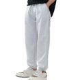 thumbnail image 1 of LIJCC Girls Solid Color Sweatpants Trendy Loose Wide Leg Sweat Pants Elastic High Waist Baggy Casual Joggers(Grey,7-8 Years), 1 of 4