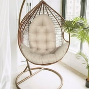 LIJCC Hanging Basket Hanging Egg Chair Cushions with Headrest Indoor/Outdoor Swing Chair Cushion Soft Hanging Egg Hammock Chair Seat Pads