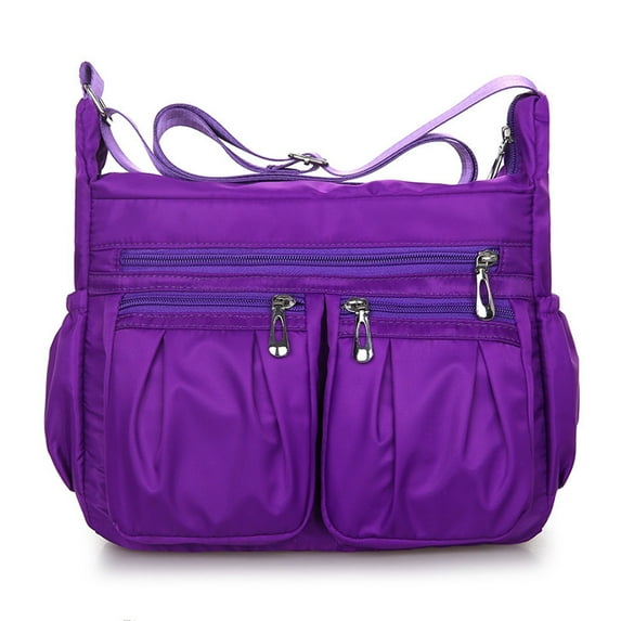 LIJCC Hobo Bags for Women Casual Waterproof Handbags Crossbody Purse Multi Pockets Shoulder Messenger Bag Lightweight Nylon Travel Bag Ladies Pocketbooks