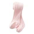 thumbnail image 1 of LIJCC Kids Baby Girls Fleece Lined Winter Leggings Toddler Infant Footie Basic High Stretchy Thermal Fall Solid Knitted Pantyhose, 1 of 6