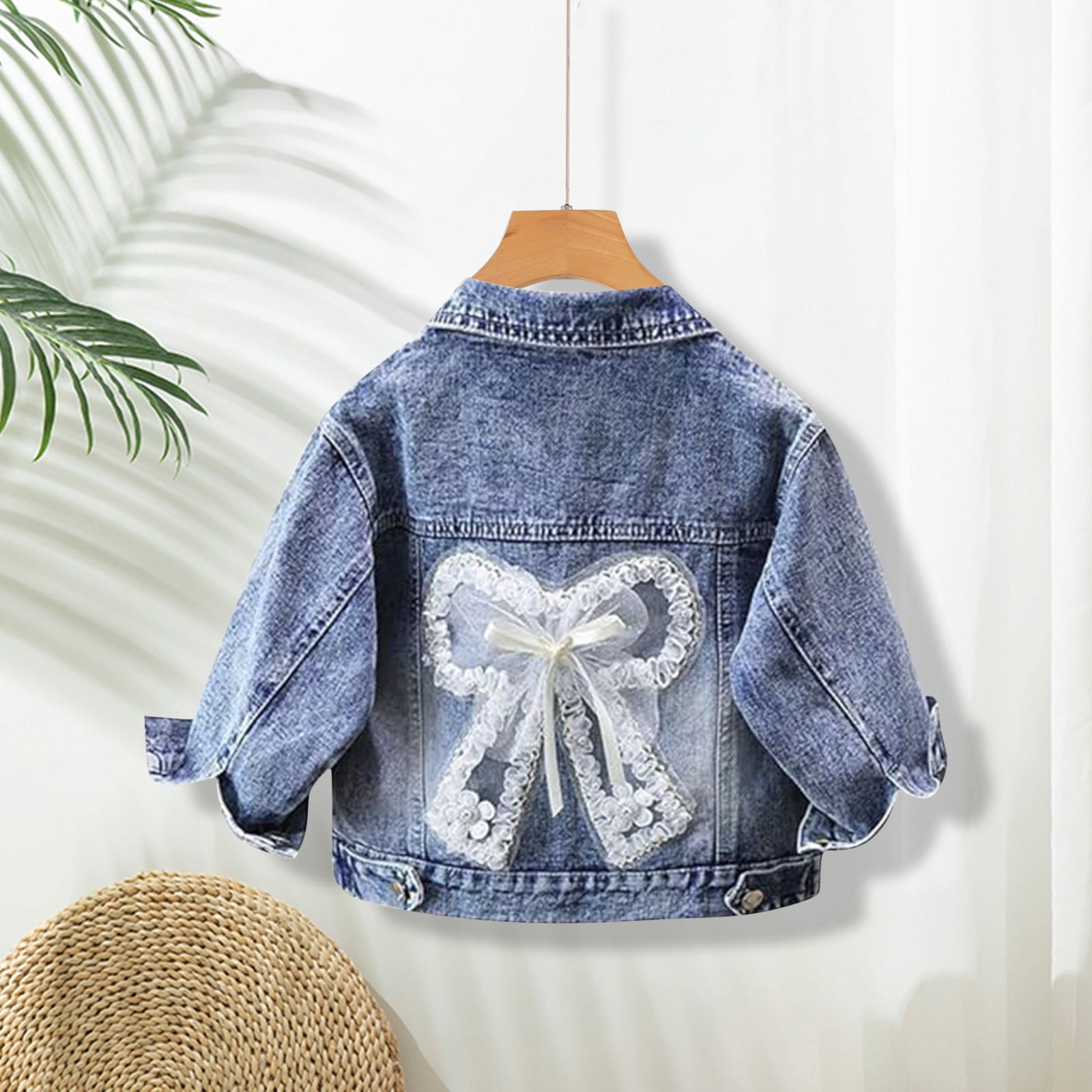 Kids Denim Vest Rainbow Sleeveless Breasted Jean Waistcoat Spring Autumn&nbsp; Girls Casual