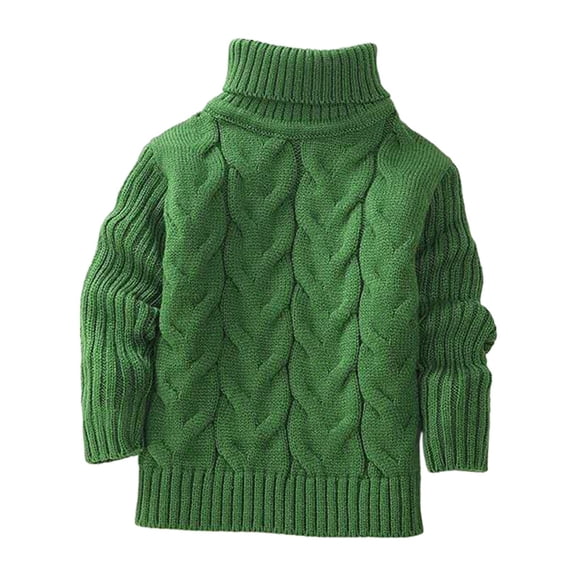 LIJCC Kids Sweaters Cable Knit Turtleneck Cotton Chunky Winter Pullover Stretchy Loose Fit Long Sweater for Teen Girls Fall Winter Thick Warm Tops