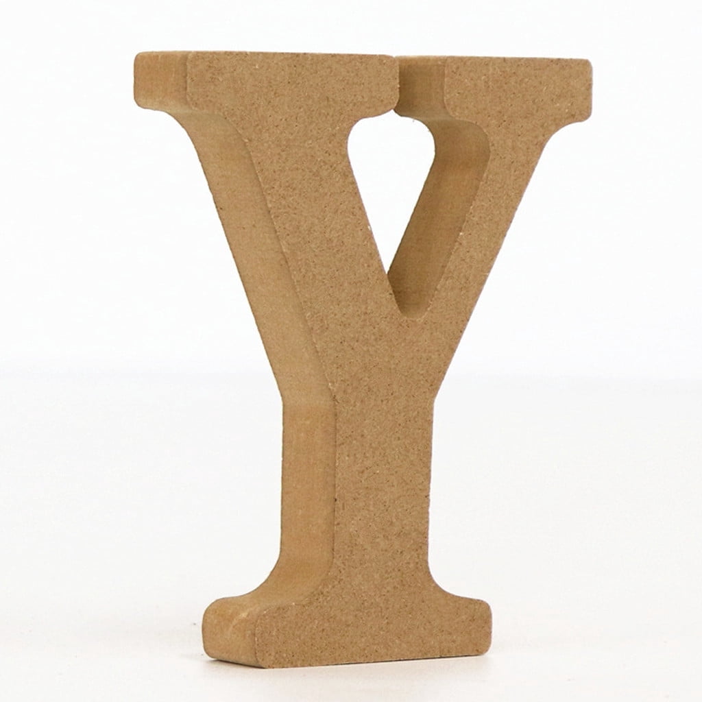 Walmart Letters LIJCC Log Wooden Letter Ornaments Wedding Log Wooden Alphabet Home ...